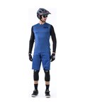 KENNY Cycling summer long sleeve jersey - CHARGER 24 - blue