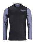 KENNY Cycling summer long sleeve jersey - CHARGER 24 - grey/black