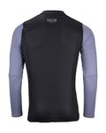 KENNY Cycling summer long sleeve jersey - CHARGER 24 - grey/black