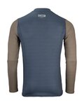 KENNY Cycling summer long sleeve jersey - CHARGER 24 - brown/grey