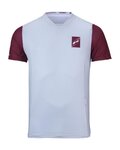 KENNY Cycling short sleeve jersey - INDY 25 - white/bordeaux