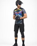 KENNY Cycling short sleeve jersey - INDY 25 - black/multicolour
