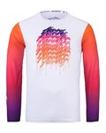 KENNY Cycling summer long sleeve jersey - ELITE 25 - white/pink