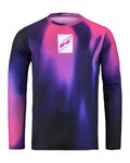 KENNY Cycling summer long sleeve jersey - ELITE KID 24/25 - pink/purple/black