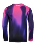 KENNY Cycling summer long sleeve jersey - ELITE KID 24/25 - pink/purple/black