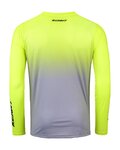 KENNY Cycling summer long sleeve jersey - PROLIGHT KID 25 - yellow/grey