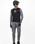 KENNY Cycling summer long sleeve jersey - PROLIGHT 25 - black/grey