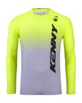KENNY Cycling summer long sleeve jersey - PROLIGHT 25 - yellow/grey