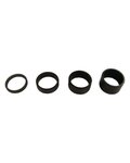 BBB set of washers - ALUSPACE 10MM - black