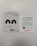 DMT set of washers - UNIVERSAL CLEAT SPACER - black