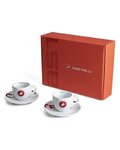 CASTELLI cups - ESPRESSO CUP - white/red