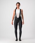 CASTELLI Cycling long bib trousers - MENO WIND W - black
