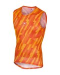 CASTELLI Cycling sleeve less t-shirt - PRO MESH - orange