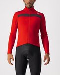 CASTELLI Cycling winter long sleeve jersey - PURO 3 - red