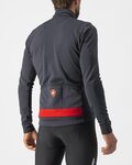 CASTELLI Cycling winter long sleeve jersey - PURO 3 - grey