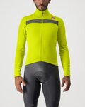 CASTELLI Cycling winter long sleeve jersey - PURO 3 - yellow