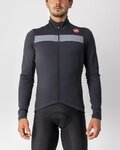 CASTELLI Cycling winter long sleeve jersey - PURO 3 - blue