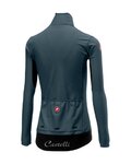CASTELLI Cycling thermal jacket - PERFETTO W LONG SLEEVE - blue