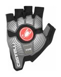 CASTELLI Cycling fingerless gloves - ROSSO CORSA ESPRESSO - grey