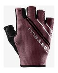 CASTELLI Cycling fingerless gloves - DOLCISSIMA 2 W - bordeaux