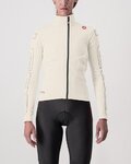 CASTELLI Cycling thermal jacket - TRANSITION - ivory