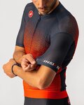 CASTELLI Cycling short sleeve jersey - INSIDER - orange/red