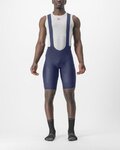 CASTELLI Cycling bib shorts - SUPERLEGGERA - blue