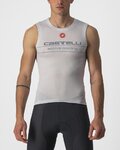 CASTELLI Cycling sleeve less t-shirt - ACTIVE COOLING - grey