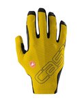 CASTELLI Cycling long-finger gloves - UNLIMITED LF - yellow