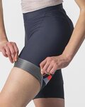CASTELLI Cycling shorts without bib - PRIMA - grey/orange