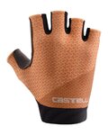 CASTELLI Cycling fingerless gloves - ROUBAIX GEL 2W - orange
