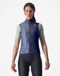 CASTELLI Cycling gilet - ARIA W - blue