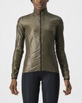CASTELLI Cycling windproof jacket - ARIA SHELL W - green
