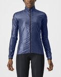 CASTELLI Cycling windproof jacket - ARIA SHELL W - blue