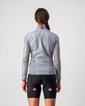 CASTELLI Cycling windproof jacket - ARIA SHELL W - silver