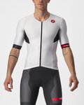 CASTELLI Cycling short sleeve jersey - FREE SPEED 2 RACE - black/white