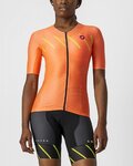 CASTELLI Cycling short sleeve jersey - FREE SPEED 2W RACE - orange