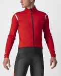 CASTELLI Cycling thermal jacket - ALPHA ROS 2 LIGHT - red