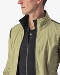 CASTELLI Cycling thermal jacket - ALPHA ROS 2 LIGHT - light green