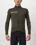 CASTELLI Cycling thermal jacket - BETA ROS - green