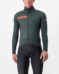 CASTELLI Cycling thermal jacket - BETA RoS - green