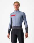 CASTELLI Cycling thermal jacket - BETA ROS - blue