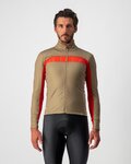 CASTELLI Cycling thermal jacket - MORTIROLO VI - green