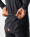 CASTELLI Cycling rain jacket - GAVIA - black