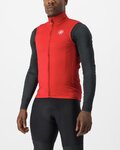 CASTELLI Cycling gilet - PRO THERMAL MID - red