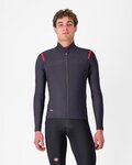 CASTELLI Cycling winter long sleeve jersey - TUTTO NANO ROS - grey
