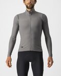CASTELLI Cycling winter long sleeve jersey - TUTTO NANO ROS - grey