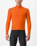 CASTELLI Cycling winter long sleeve jersey - TUTTO NANO RoS - orange