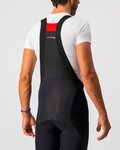 CASTELLI Cycling 3/4 length bib shorts - SORPASSO ROS - black