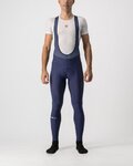 CASTELLI Cycling long bib trousers - ENTRATA - blue